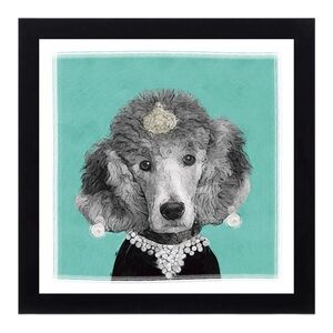 Breakfast at Tiffany’s Poodle Wall Art